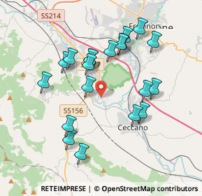 Mappa Strada Asi, 03023 Ceccano FR, Italia (3.818)
