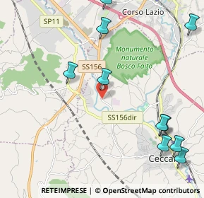 Mappa Strada Asi, 03023 Ceccano FR, Italia (3.31385)