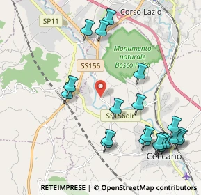 Mappa Strada Asi, 03023 Ceccano FR, Italia (2.6185)