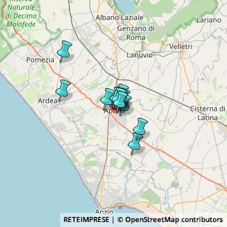 Mappa Via Cavalieri di Vittorio Veneto, 04011 Aprilia LT, Italia (3.20231)