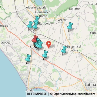 Mappa Via Retarola, 04011 Aprilia LT, Italia (6.57267)