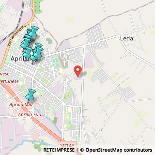 Mappa Via Clitunno, 04011 Aprilia LT, Italia (1.63364)