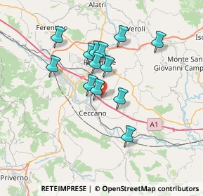 Mappa Via Marano Seconda Traversa, 03023 Ceccano FR, Italia (6.21154)