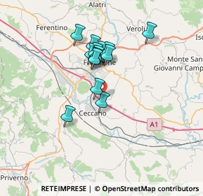 Mappa Via Marano Seconda Traversa, 03023 Ceccano FR, Italia (5.85929)