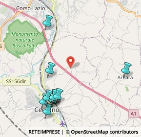 Mappa Via Marano Seconda Traversa, 03023 Ceccano FR, Italia (2.57091)