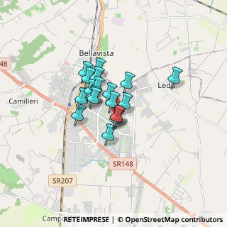 Mappa Via Leoncavallo, 04011 Aprilia LT, Italia (1.08789)