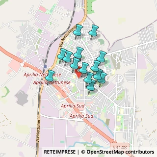 Mappa Piazza Bersaglieri, 04011 Aprilia LT, Italia (0.60357)