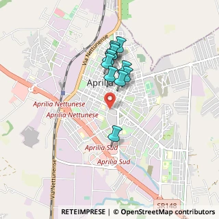 Mappa Piazza Bersaglieri, 04011 Aprilia LT, Italia (0.75091)