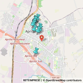Mappa Via Giambattista Pergolesi, 04011 Aprilia LT, Italia (0.82818)