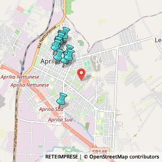 Mappa Via Luigi Cherubini, 04011 Aprilia LT, Italia (0.96727)