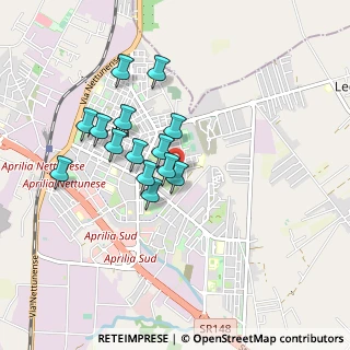 Mappa Via Luigi Cherubini, 04011 Aprilia LT, Italia (0.78786)