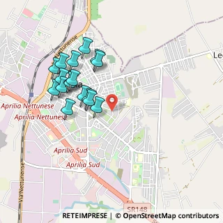 Mappa Via Luigi Cherubini, 04011 Aprilia LT, Italia (0.96294)