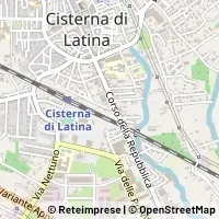 Karte Cisterna di Latina