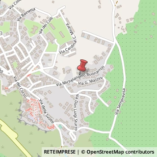 Mappa Via buonarroti m. 15, 04010 Norma, Latina (Lazio)
