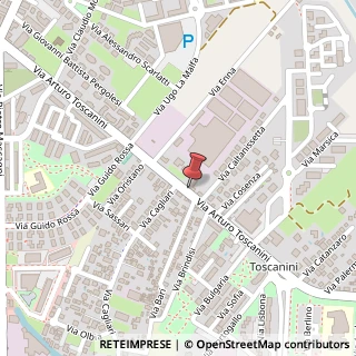 Mappa Via A. Toscanini, 20, 04011 Aprilia, Latina (Lazio)