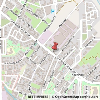 Mappa Via A. Toscanini, 13, 04011 Aprilia, Latina (Lazio)