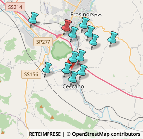 Mappa Via Colle Leo Basso, 03023 Ceccano FR, Italia (3.03615)