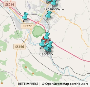 Mappa Via Colle Leo Basso, 03023 Ceccano FR, Italia (4.17692)