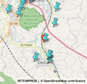 Mappa Via Colle Leo Basso, 03023 Ceccano FR, Italia (2.865)