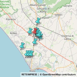 Mappa Via Marsica, 04011 Aprilia LT, Italia (4.60933)