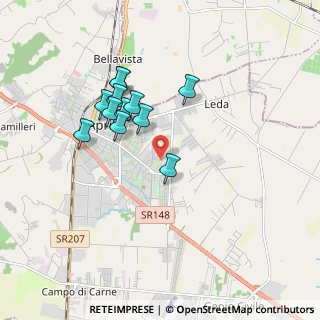 Mappa Via Siracusa, 04011 Aprilia LT, Italia (1.66333)