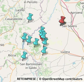 Mappa Piazza Municipio, 71034 Castelnuovo della Daunia FG, Italia (11.81923)