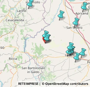 Mappa Piazza Municipio, 71034 Castelnuovo della Daunia FG, Italia (18.79385)