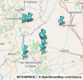 Mappa Piazza Municipio, 71034 Castelnuovo della Daunia FG, Italia (13.312)