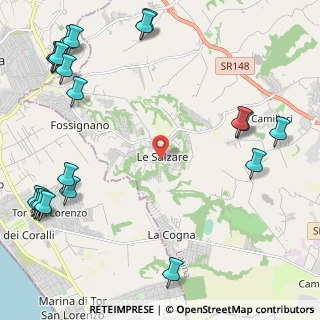 Mappa Via le Salzare, 04011 Aprilia LT, Italia (3.455)