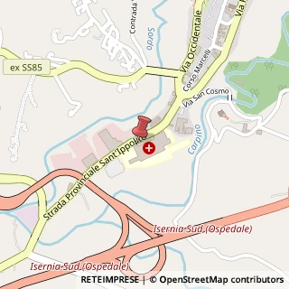 Mappa Via San Ippolito, 35, 86170 Isernia, Isernia (Molise)