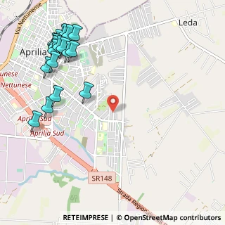 Mappa Via Messina, 04011 Aprilia LT, Italia (1.5265)