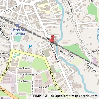 Mappa Corso della Repubblica, 417, 04012 Cisterna di Latina, Latina (Lazio)
