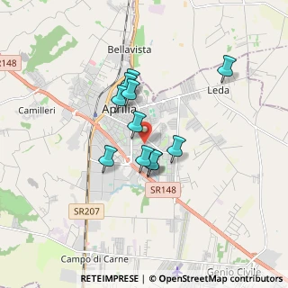 Mappa Via Sassari, 04011 Aprilia LT, Italia (1.36727)