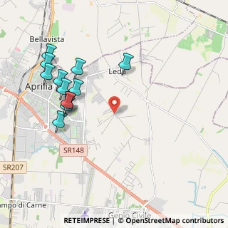 Mappa Via Torre del Padiglione, 04011 Aprilia LT, Italia (2.34)