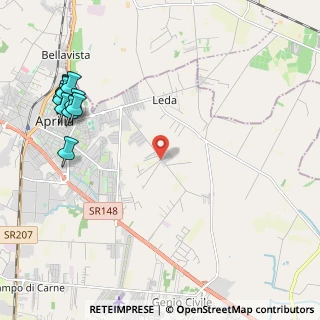 Mappa Via Torre del Padiglione, 04011 Aprilia LT, Italia (3.04182)