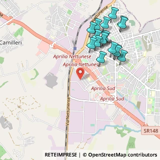 Mappa Via Carlo Porta, 04011 Aprilia LT, Italia (1.22294)