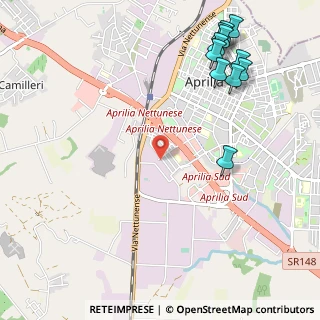 Mappa Via Carlo Porta, 04011 Aprilia LT, Italia (1.51182)