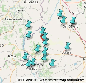 Mappa Contrada Piana Misante, 71034 Castelnuovo della Daunia FG, Italia (15.45556)