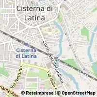 Mapa Cisterna di Latina