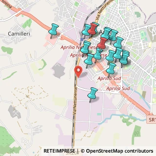 Mappa Via Nettunense Km. 22, 04011 Aprilia LT, Italia (1.0615)