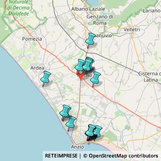 Mappa Via Nettunense Km. 22, 04011 Aprilia LT, Italia (8.6645)