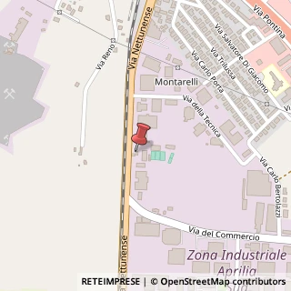 Mappa Via Nettunense, Km 22+800, 04011 Aprilia, Latina (Lazio)