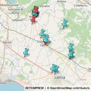 Mappa Via Perugia, 04012 Cisterna di Latina LT, Italia (10.166)