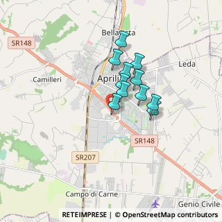 Mappa V. Pontina, 04011 Aprilia LT, Italia (1.27545)