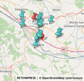 Mappa Via Marano IV Traversa, 03023 Ceccano FR, Italia (5.97071)