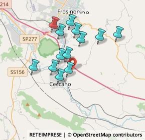 Mappa Via Marano IV Traversa, 03023 Ceccano FR, Italia (3.31923)