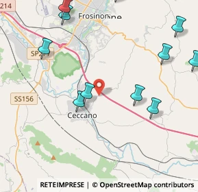 Mappa Via Marano IV Traversa, 03023 Ceccano FR, Italia (5.51455)
