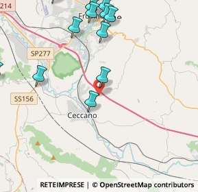 Mappa Via Marano IV Traversa, 03023 Ceccano FR, Italia (5.48417)