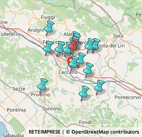 Mappa Via Marano IV Traversa, 03023 Ceccano FR, Italia (10.42375)