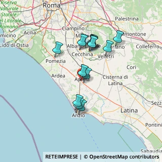 Mappa Via Ferdinando Russo, 04011 Aprilia LT, Italia (12.20667)